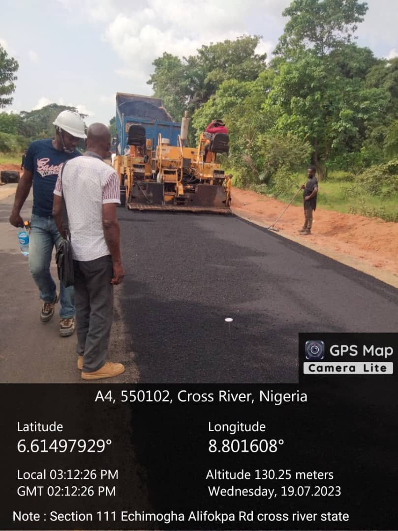 Alifokpa, Yache Road Facilitated By Sen Jarigbe Agom Reaches Advance Stage