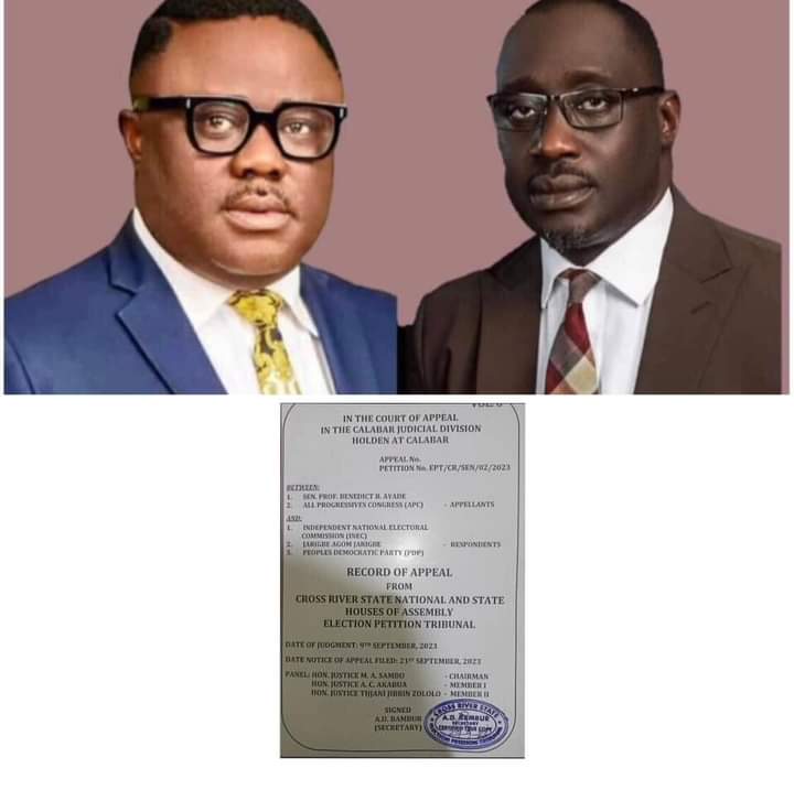 Ayade Appeals Tribunal Judgement Against Sen Jarigbe Agom