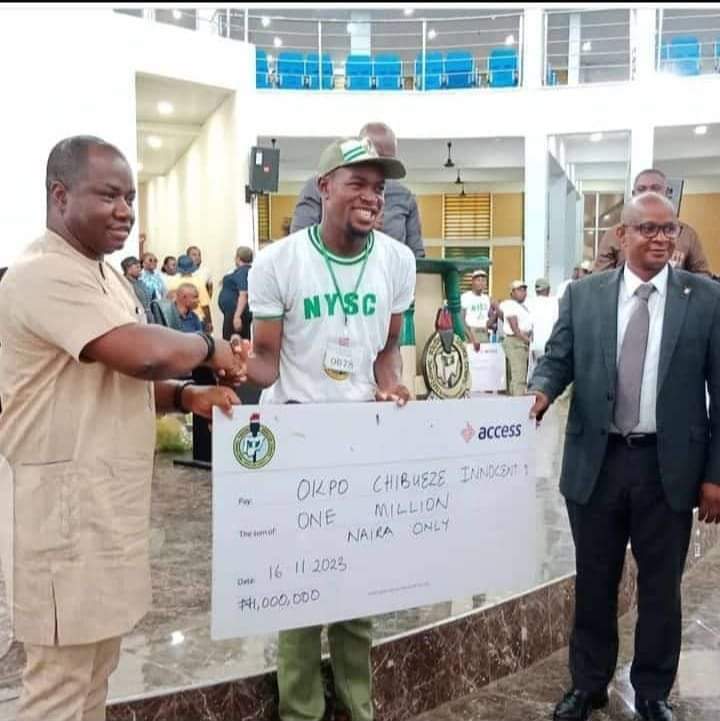 UNICROSS Graduate Excels in NYSC Camp, Wins One Million Naira