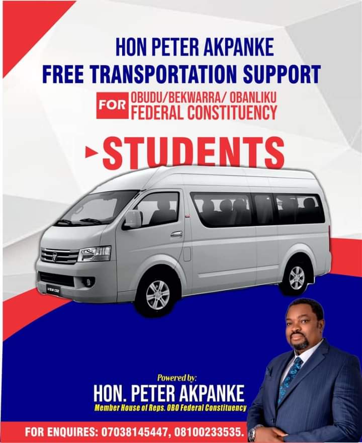 Akpanke Provides Free Buses For Students Of OBO Federal Constituency To Return To School