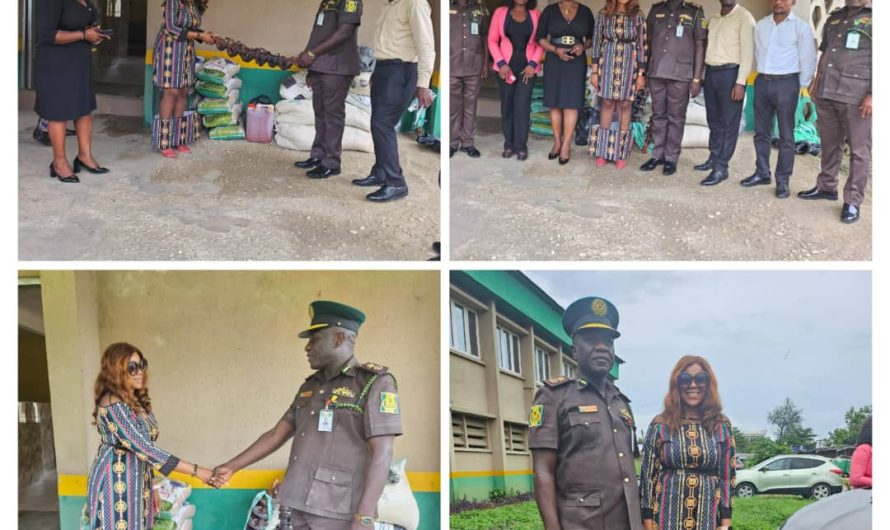 C’River Humanitarian Affairs Commissioner Presents Food Items And Relief Materials To Inmates Of Nigerian Correctional Service In Calabar