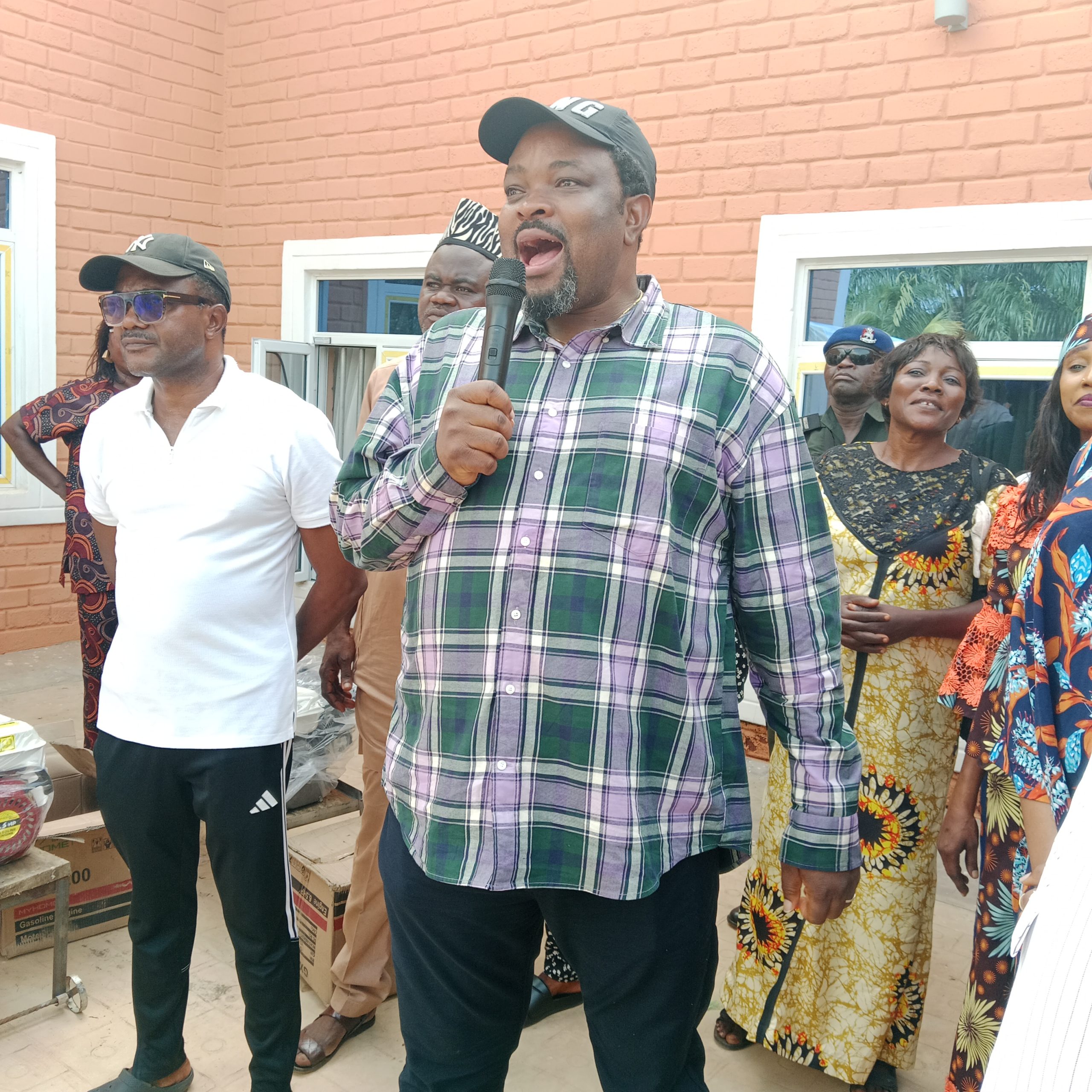 One Year In Office: Akpanke Distributes Sewing, Grinding Machines To Constituents