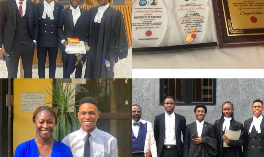 UNICAL Emerges Victorious In Regional Law Competition, Wins ₦2 Million And Fully Sponsored Internship