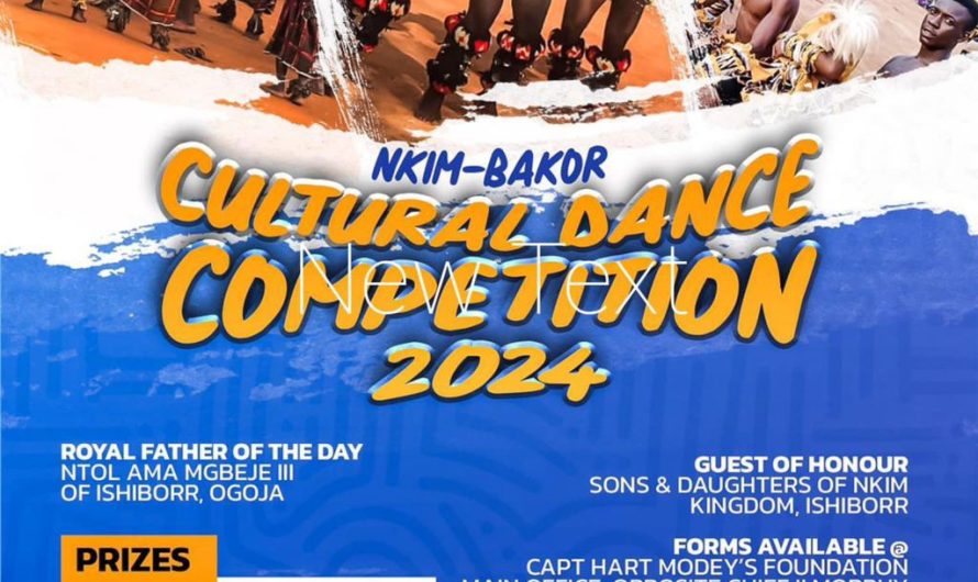 Capt Hart Modey Announces 2024 Bakor Cultural Dance Competition