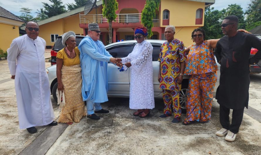 Abue’s Family Offer Thanksgiving Mass, Presents New Car To Sister Monica