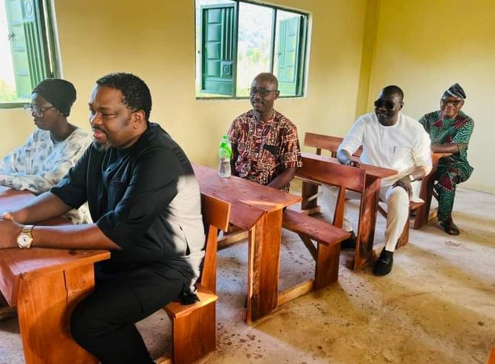 Sen Jarigbe Commissions Classroom Blocks, Staff Room With Modern Toilets In Obanliku 