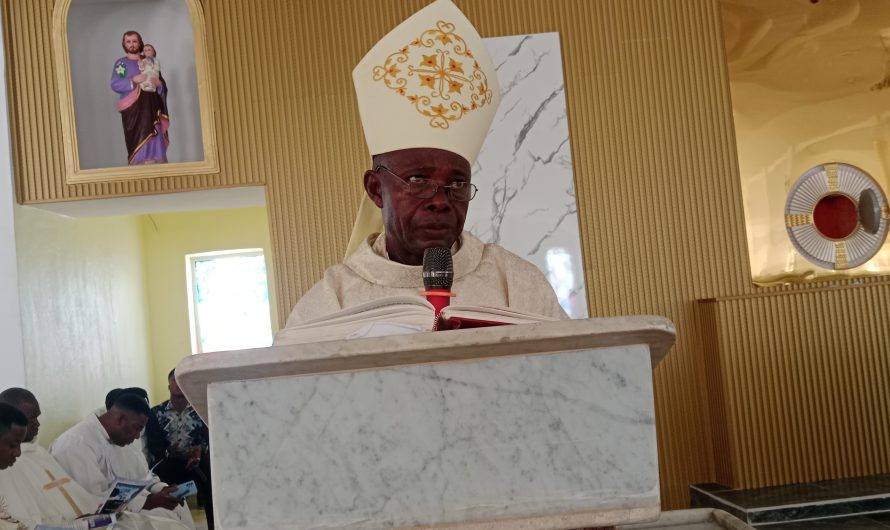 Bishop Akpan Charges Priests To Prioritize Building Befitting Place Of Worship Over Rectories, As He Rededicate Holy Trinity Parish