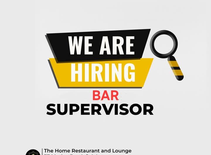 Job Vacancy At The Home Restaurant And Lounge