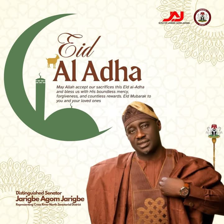 Eid Al-Adha: Jarigbe Felicitates With Muslims in Cross River North Doles Out N5m, Six cows 