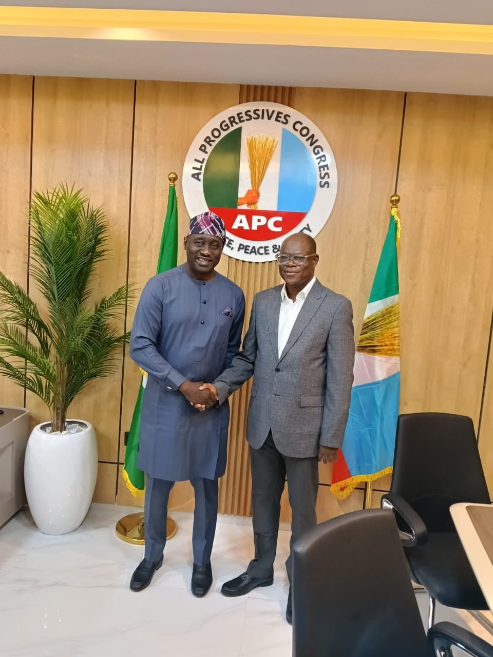 Jarigbe, 91 Other Central Coordination Committee Members Inaugurated Ahead of 2026 APC National Convention