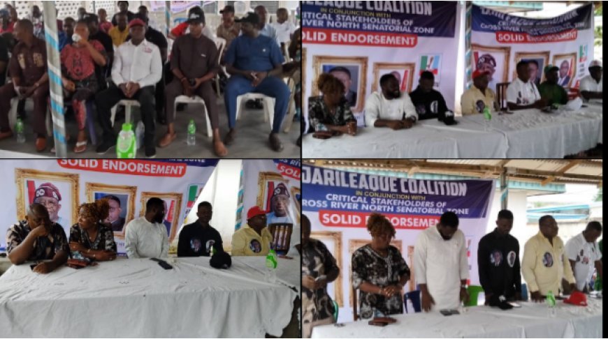 JariLeague Coalition, Stakeholders Endorse Tinubu, Otu, Jarigbe For 2027